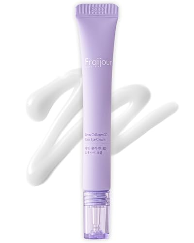 Fraijour Retin-Collagen 3D Core Eye Cream – Anti-Aging Eye Cream with Bakuchiol & 7 Collagens, Firms & Hydrates Delicate Areas, Lightweight & Non-Irritating, For All Skin Types, 0.51 fl.oz.