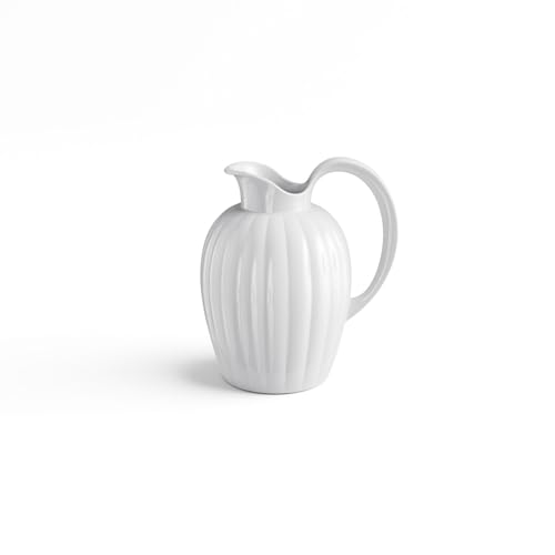 Georg Jensen Pichet 10020600 - Carafe à décanter - Blanc - Diamètre : 13 cm - Hauteur : environ 20 cm - Capacité : 1,2 l - Passe au lave-vaisselle