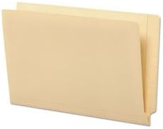 Manila Reinforced Shelf Folder, Legal, 100/Box