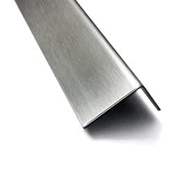 1 Edelstahl Winkel 90°-1 fach gekantet axb= 15 x 15mm 1,0 x 1.250mm Aussen Schliff Korn 320 1 Edelstahl Winkel 90°-1 fach gekantet axb= 15 x 15mm 1,0 x 1.250mm Aussen Schliff Korn 320