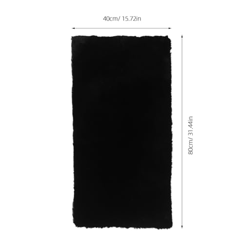 Tapis de table antidérapant SHINEOFI noir contre rayures et taches