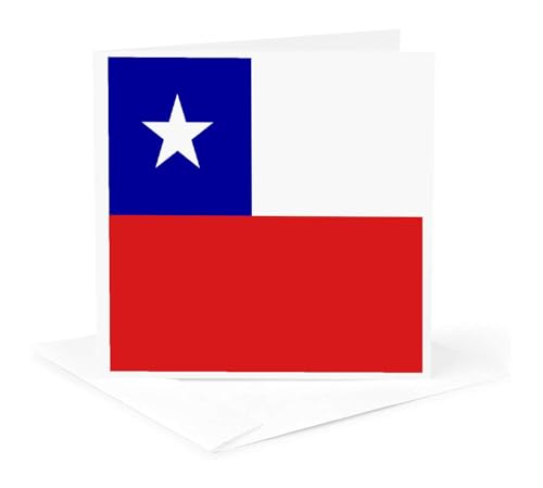 Cartes de vœux drapeau du Chili en impression haute définition - 5