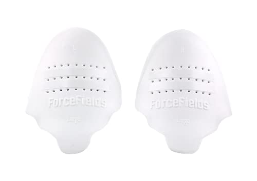 Forcefield Protetores de rugas de sapatos, protetores universais para sapatos contra rugas dos sapatos, protetores anti-rugas, médios (36-44), Branco