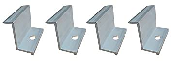 Solar Panel Mounting Clamp 35MM (End Clamp & Mid Clamp) (For 1 Panel (4 End Clamps)) (B09H3N82K9) Amazon Price History, Amazon Price Tracker