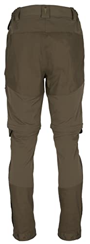Pinewood Finnveden Hybrid Zip Off Stretch Hose für Herren. Für Outdooraktivitäten wie Wandern, Trekking, Jagd, Hundesport (C56, 713 H.Olive)