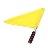 CAXUSD 審判国境旗 テーブルフラグ スタートフラッグ 指揮審判旗 サッカー フラグ ペナルティ 警告手旗 レース実施旗 チェッカーフラッグホオジロ キャリーハンドル 手回しの旗 レースカー