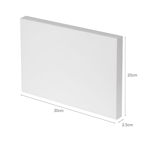 Crafare 12X8X1 Inch Craft Foam Blocks 4 Pack Polystyrene Foam Sheet Rectangle Foam Blocks for Arts School Projects Sculptures Floral Arrangements Modeling and Centerpieces by Crafare - Image 2