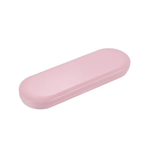 QUARKZMAN Metallblechdosen, 6,9x2,4x0,7 Zoll, rosa rechteckige leere Scharnierdosen, Organizer für Stifte und Make-up-Pinsel