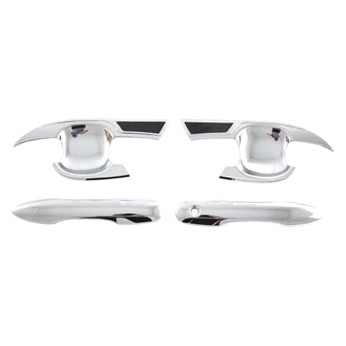 �Ԃ̊O���̃h�A�n���h���J�o�[ Compatible With For Prius 60 2023 2024 2025 �O���h�A�{�E���n���h���J�o�[�����J�[�X�^�C�����O�A�b�v�O���[�h�A�N�Z�T���[�ƌ݊���(No smart chrome)