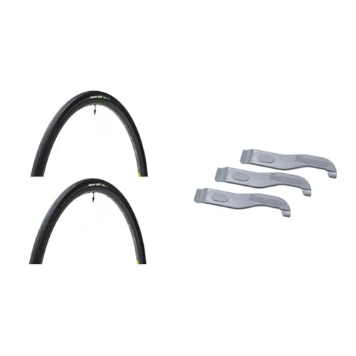 【セット買い】パナレーサー(Panaracer) コンフィ 2本セット 700×28C 黒 クリンチャー F728-CMF-B-2P (クロスバイク/街乗り/通勤) + パナレーサー(Panaracer) 用品 タイヤレバー 3本セット PTL