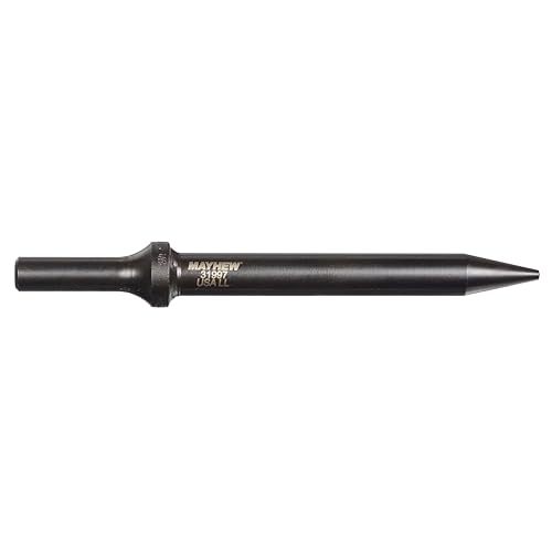 Image of Mayhew Tools 31997 Pneumatic Taper Punch, 1 /8 inch x 6 inch, Black Oxide Finish