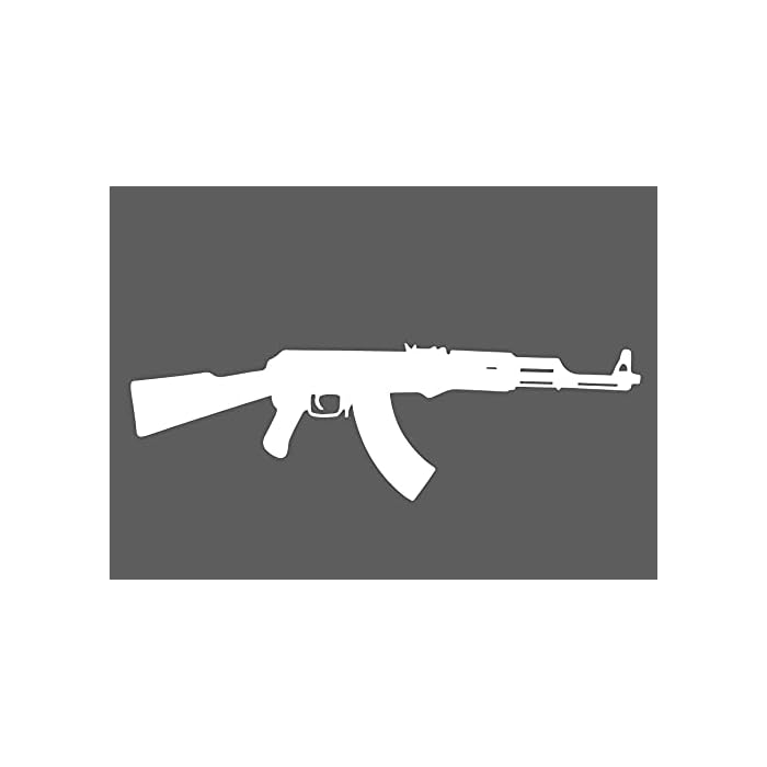 Buy AK 47 AK47 Kalashnikov Rifle Gun Vinyl Sticker Decal for Car Truck