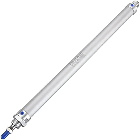 Heschen Cilindro Pneumatico Sottile - Alesaggio 20mm, Corsa 250mm, Doppio Effetto, Porta PT1/8" - Foto 12