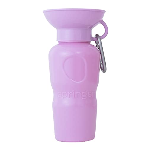 PET SELECT ペットセレクト ペット用水筒 AUTO PET MUG オートペットマグ 650ml 給水ボトル 皿 一体型 ウォーターボトル 犬 散歩 節水 お散歩グッズ お出かけ アウトドア レジャー ランニング ドッグラン ペット用 ペットグッズ 犬用品 猫グッズ PETSELECT ペットセレクト petselect by nihonikuji (ライラック)