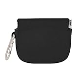 mitas 携帯ゴミ箱ミニポーチ シリコン 洗える マルチケース ストラップ カラビナ ペットフード 小銭 小物 入れ 片手 開閉 小物収納 ティッシュ お菓子 包み紙 バネ口 多用途 軽量 便利 犬用 おやつ 袋 シリコンポーチ お散歩 無地 防水 釣り 車内