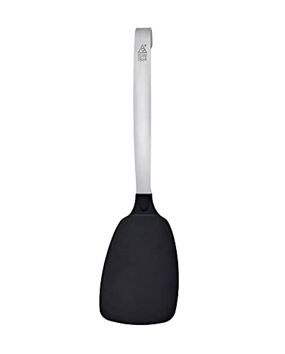 Spatule flexible triangle 1946 acier inoxydable poêle enduite