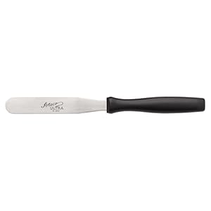 Ateco Ultra Straight Spatula With Stainless Steel Blade, 4-1/4″, Silver