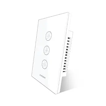 Smart Ceiling Fan and Light Switch, WiFi 3-Speed Fan Controller, Works with Alexa and Google Home, Tuya/Smart Life APP Remote Control, Timer & Countdown Function, No Hub Required, Neutral Wire Needed