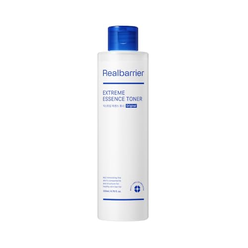 Real Barrier Extreme Essence Toner 190 ml (2 w 1: Essence + Toner) – K-Beauty Anti-Aging Serum / tonik do twarzy z kwasem hialuronowym do skóry wrażliwej