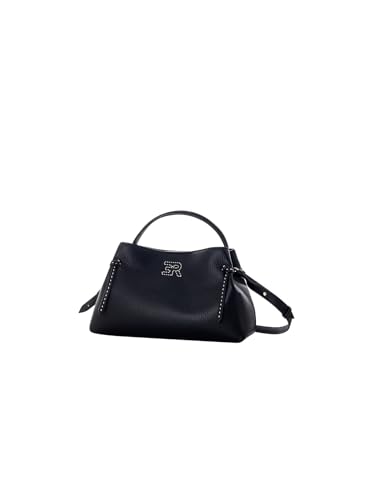 ERMANNO FIRENZE Small Tote Aliana Black Sac à Main Noir Bandoulière Femme