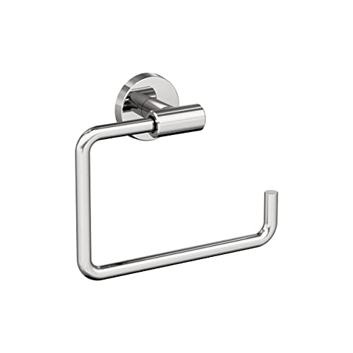 Image of Amerock Arrondi 5 inch Polished Stainless Steel Towel Ring