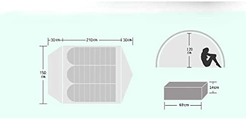 Carpa para camping GeRRiT para 2-3 personas ligera y automática miniatura 5