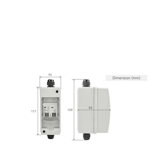Boîtier de combinaison solaire étanche IP65 550VDC protégeant votre circuit