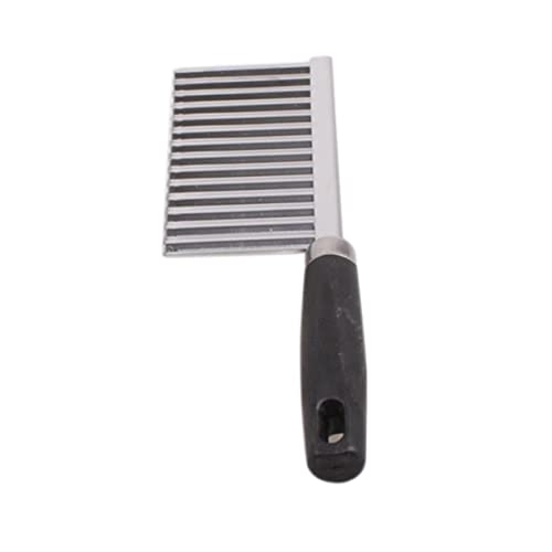 Cortador de papas con borde ondulado de acero inoxidable miniatura 1