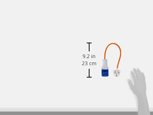 Crusader J220 Uk Mains Converter Lead, Blue