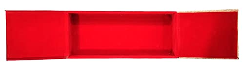 Image of SHAKTISM Decorative Cash Box, Shagun, Jewellery Money Envelop Wedding, Gift, Bangel Box (Pack of 1Pc) (Red) - MDF, Chanderi Fabric