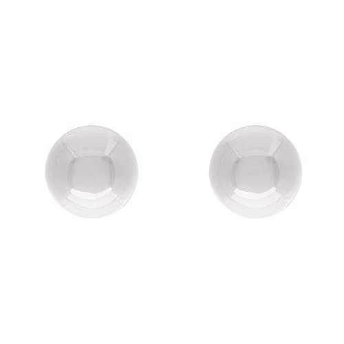 Anne Klein Round Silver Stud