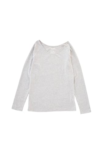 [ホカロン] あったかインナー レディース 綿 綿混 コットン混 下着 長袖 冷え 微起毛 防寒 M グレー 1枚のサムネイル
