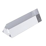 Jeorywoet Dreieckiges Prisma, optischer Kristallglas-Regenbogenmacher für wissenschaftliche Physikfotografie