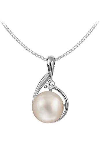 Preisvergleich Produktbild JACQUES LEMANS Kette Sterlingsilber mit Perle
