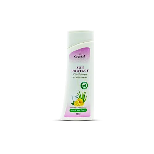 Image of Sun Protect Skin Moisturizer | Aloe Vera & Lemon Extract | Lightweight Daily Face Moisturizer | Hydrating & Refreshing Formula | Unisex for Men & Women | All Skin Types | 100ml