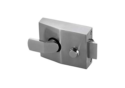 Image of Ozone Night Latch for Inside Opening Doors (Right Hand Side, Silver)