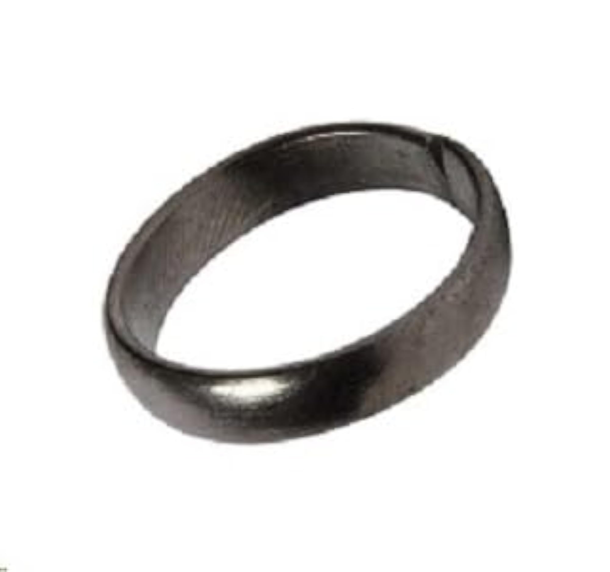 Handcrafted Pure Saturn Iron Shani Ring, Real Black Horse Shoe