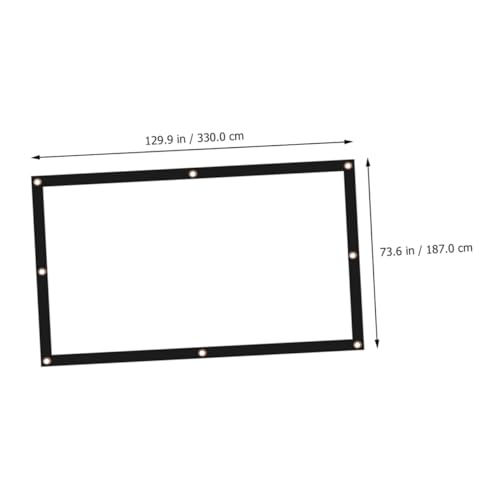 Écran de projection pliable portable Uonlytech écran toile extérieur intérieur