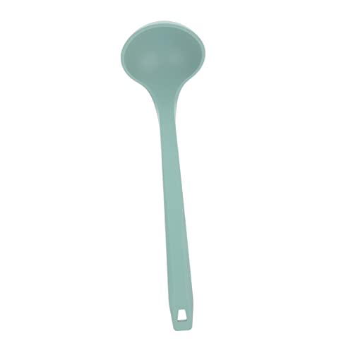 GRIRIW Silicone Spoon Honey Spoons Kitchen Utensil Coffee Stir Spoons Long Coffee Spoons Soup Ladle Spoon Chinese Soup Spoons Non- Restaurant Soup Spoon China Hutch Green