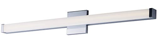 Image of Maxim Lighting Spec Bath Vanity Light | Polished Chrome Aluminum Finish | Contemporary Indoor Light Fixture | Ideal for Bathrooms & Powder Rooms | Dimmable | Home Decor Light Fixture | 52006PC