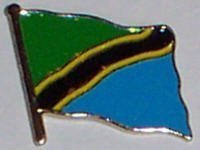 MadAboutFlags Tanzania Country Flag Enamel Pin Badge