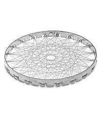 Mystte Stainless Steel Mini Tandoor, Tandoor Channi, Tondoori Jali, Grill Jalli, Barbeque Net, LPG Saver Pack of 1-image-45