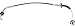 Beck Arnley 093-0580 Clutch Cable - Import