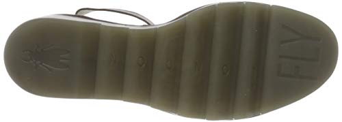 Fly London Women's Bono290Fly Sandal, Tan Cherry Red Brown, 8.5 #TOP3