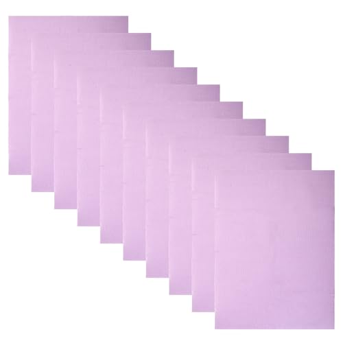 Almohadilla de manicura desechable púrpura de 125 hojas no tejida