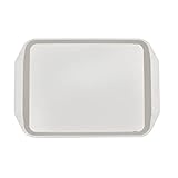 Ha bordi rialzati per una facile presa e impedisce la fuoriuscita dei tuoi cibi e bevande preferiti.
