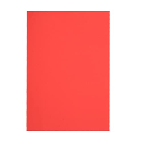 Vaessen Creative 1606-202 Schaumstoffplatten, Schaumstoff, hellrot, Einheitsgröße, 10 stück
