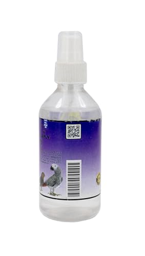 CERO® Natural Spray for Ticks Fleas and Mites in Birds - Spray Bottles with Essential Oils Fresh Fragrance Safe and Effective for Parrots Pigeons and Other Pet Or Wild Birds 200ml