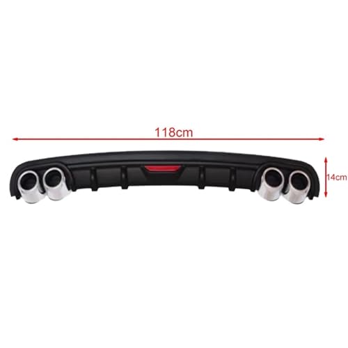 Alerón trasero de coche para reducir resistencia viento ABS 118cm 2