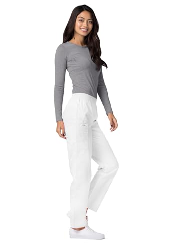 Image of Adar Underscrubs for Women - Long Sleeve Underscrub Comfort Tee - 2900 - Dark Marl Gray - 3X